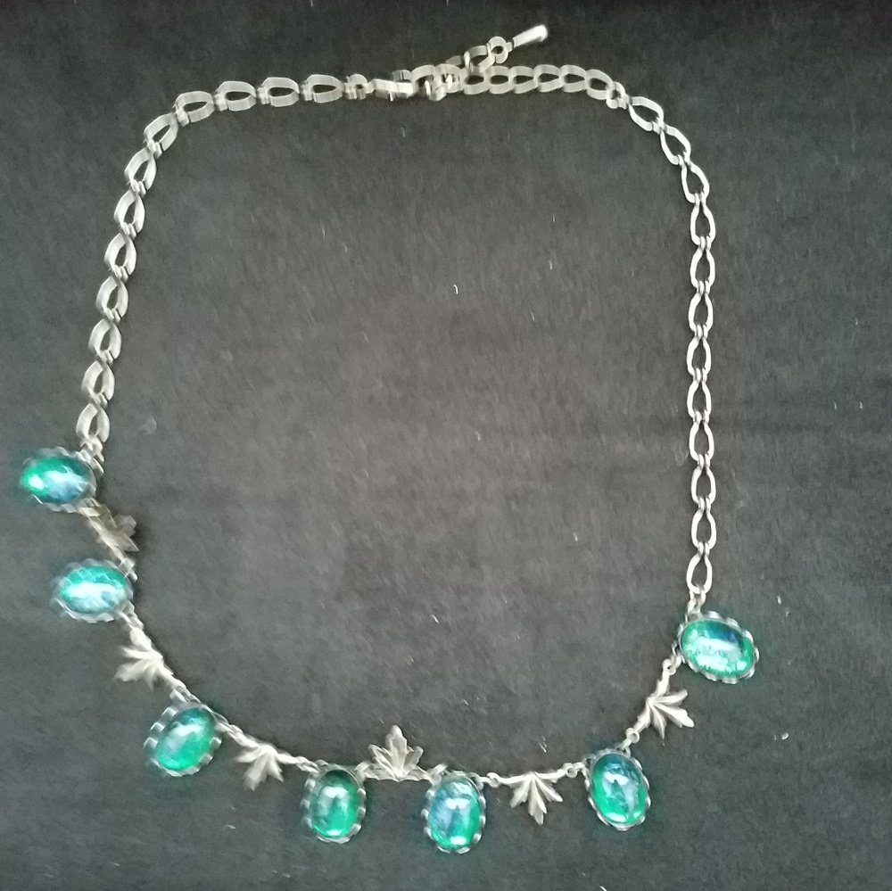Authentic Turkish Gemstone Statement Necklace